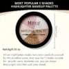 Travel-friendly highlighter palette