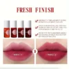 Hydrated lip close-up