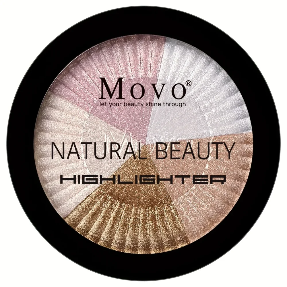 5-Color Shimmer Highlighter Palette باليت هايلايتر بودرة 5 ألوان