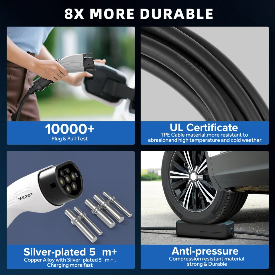 مميزات شاحن السياره الكهربائيه MUSTOP.