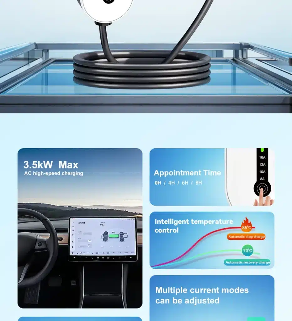 تفاصيل شاحن سياره كهربائيه IPENGEN EV