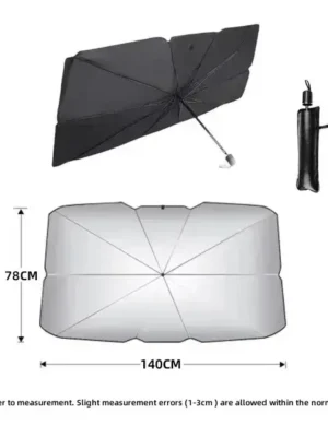 مظلة شمسية للسيارة قابلة للطي – حماية من من أشعة الشمس الصيفية في الخليج