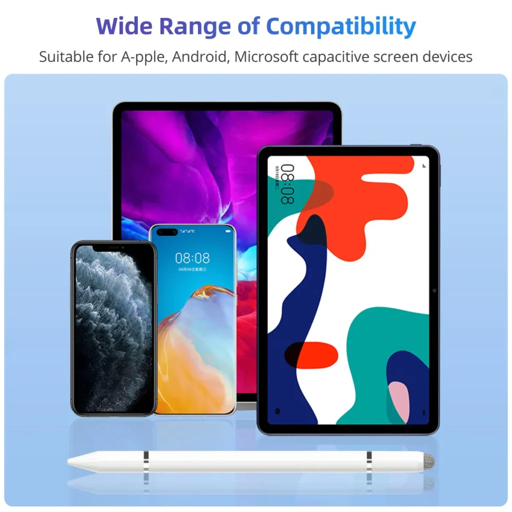 توافق القلم مع الشاشات الذكية للموبايل والتابلت