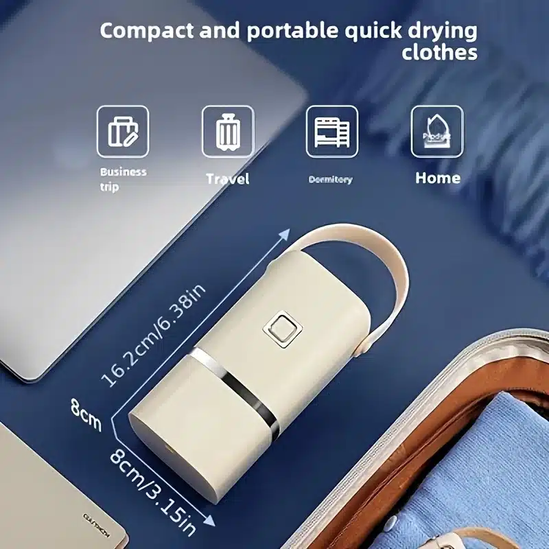 ابعاد مجفف ملابس محمول