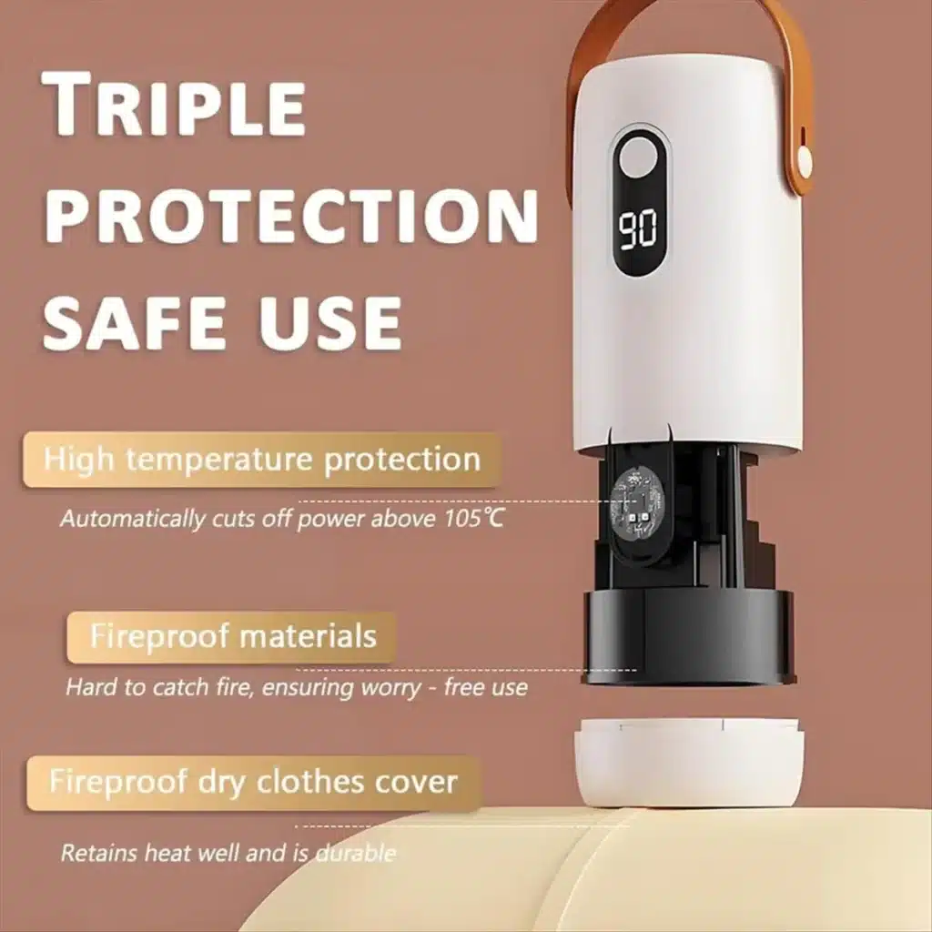 مجفف ملابس مثالي للسفر وآمن