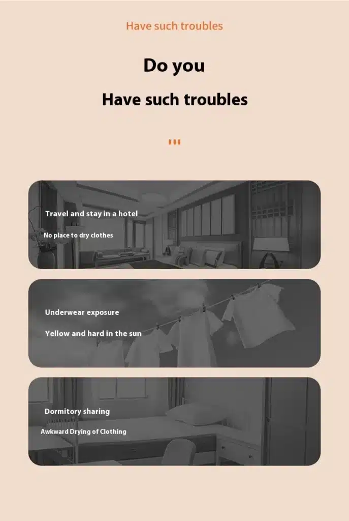 حل عملي مع مجفف كهربائي صغير سهل التخزين والتشغيل