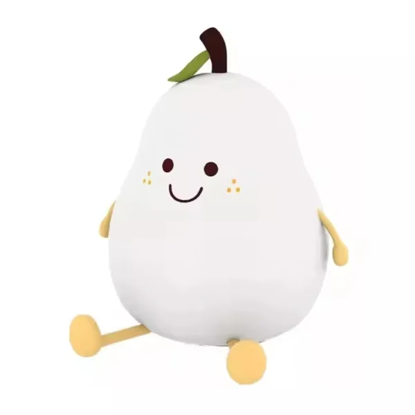 مصباح على شكل كمثرى خلفية بيضاء