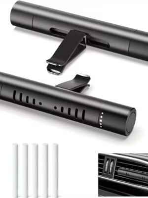 معطر هواء للسيارة 8 قطع مع مشبك تهوية وأعواد عطرية