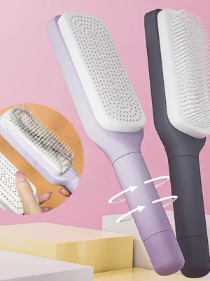 فرشاة تدليك فروة الرأس ذاتية التنظيف