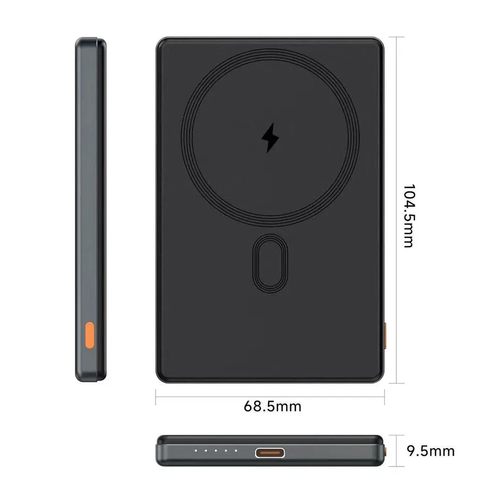 ابعاد باور بانك المغناطيسي