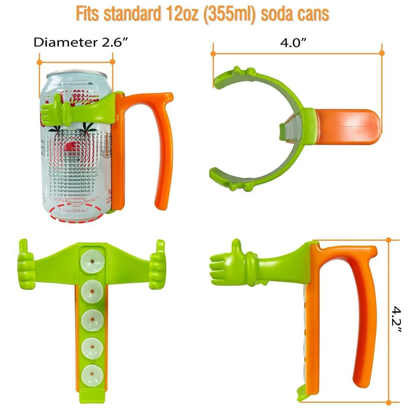 أكسسوار مشروبات محمول متعدد الألوان