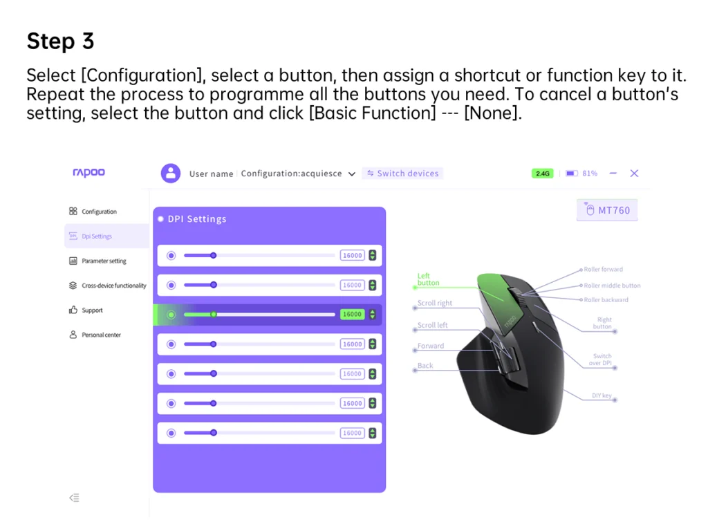 الخطوة 3 لاستخدام ماوس بلوتوث للأجهزة المتعددة