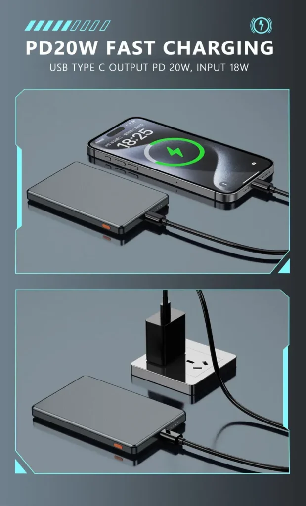 باور بانك يدعم آيفون وسامسونج