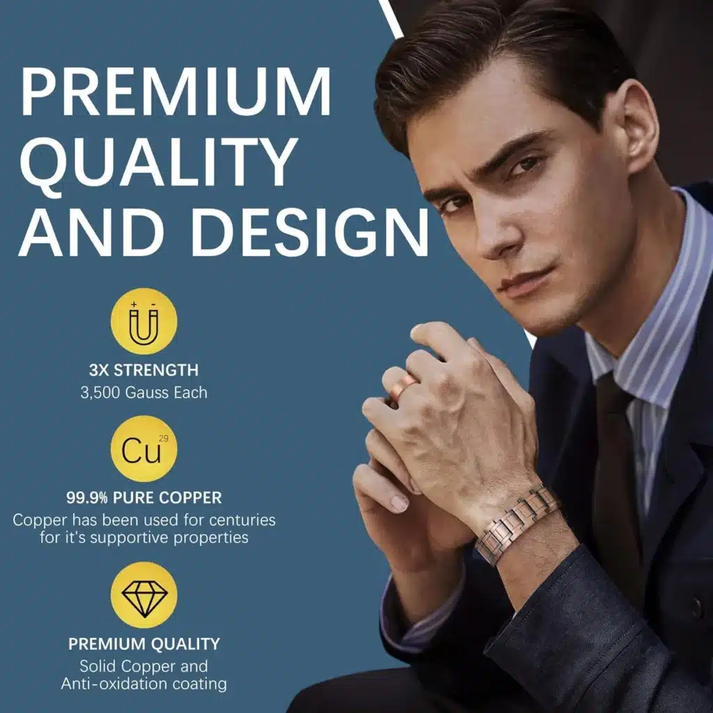 سوار علاجي مغناطيسي ارتداء يومي