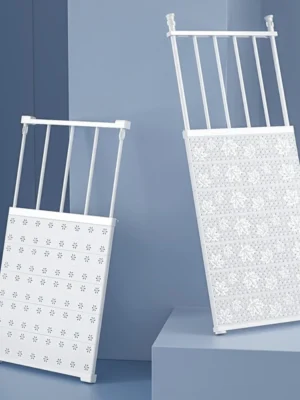 رف تخزين قابل للتعديل بدون مسامير – منظم خزانة ومطبخ موفر للمساحة