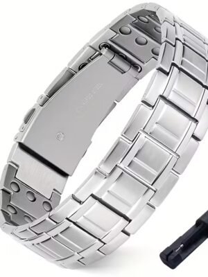 سوار علاجي مغناطيسي من التيتانيوم X3 – أناقة وصحة