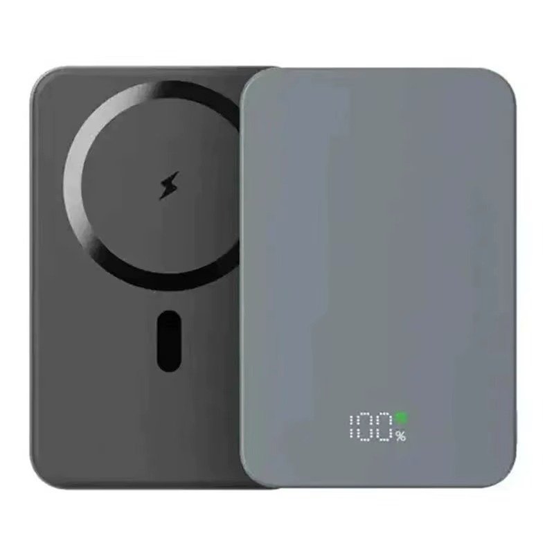 باور بانك مغناطيسي فائق النحافة 10000 mAh شحن سريع لاسلكي PD 20W (بنك طاقة)