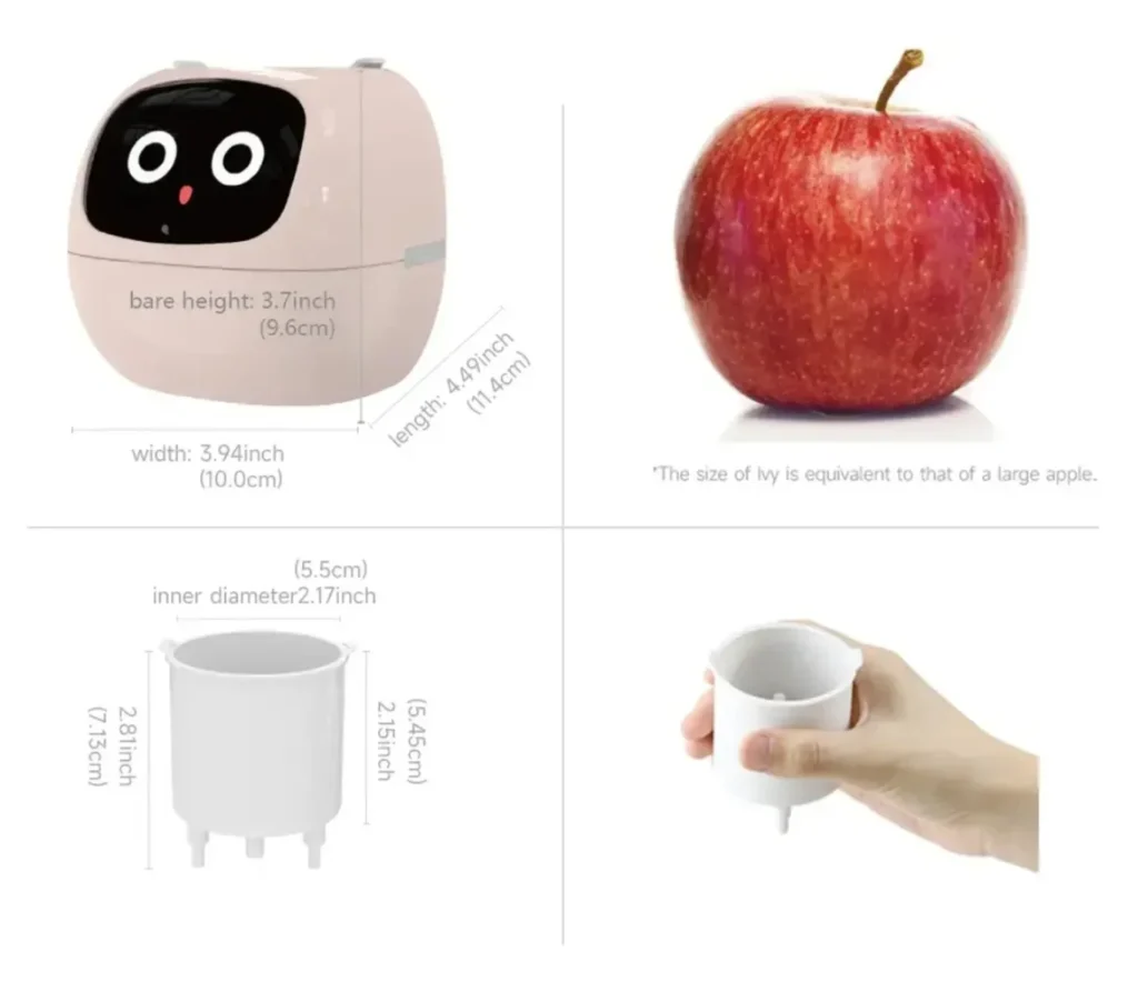 مقاس وعاء النبات الذكي