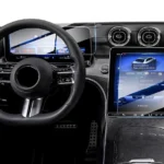 شاشة حماية زجاج مقوّى مرسيدس C300 وGLC300 (2022–2025) – صلابة 9H، مضادة للبصمات